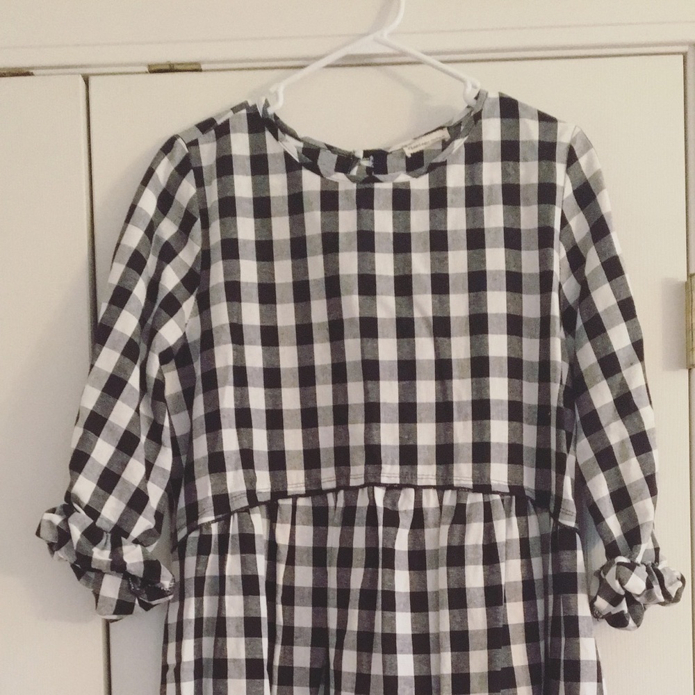 Gingham Midi Dress (brand new)